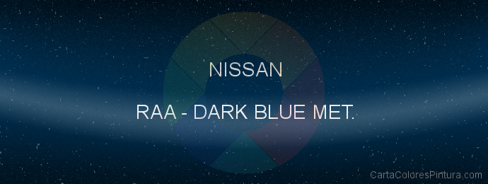 Pintura Nissan RAA Dark Blue Met.