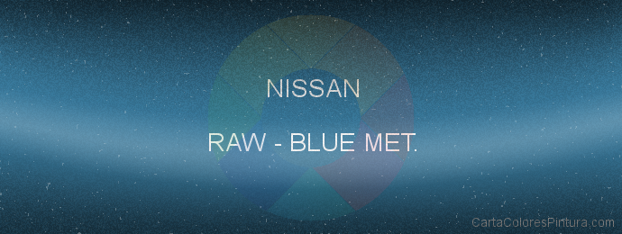Pintura Nissan RAW Blue Met.