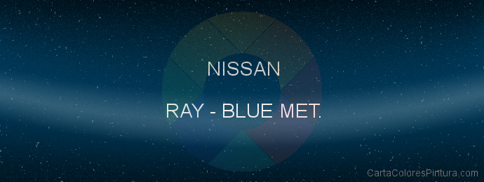 Pintura Nissan RAY Blue Met.