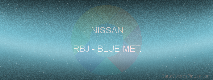 Pintura Nissan RBJ Blue Met.