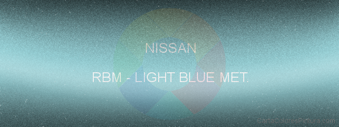 Pintura Nissan RBM Light Blue Met.