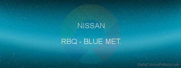 Pintura Nissan RBQ Blue Met.
