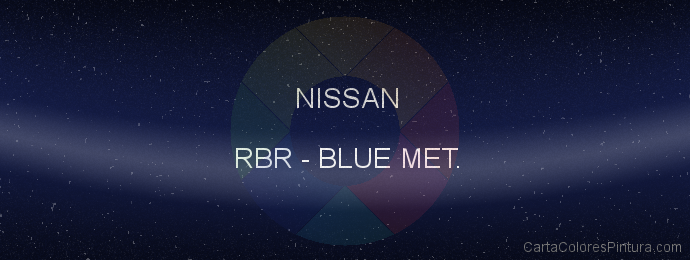 Pintura Nissan RBR Blue Met.