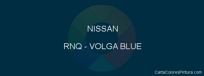 Pintura Nissan RNQ Volga Blue