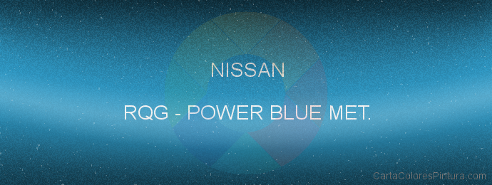 Pintura Nissan RQG Power Blue Met.