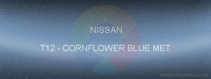 Pintura Nissan T12 Cornflower Blue Met.