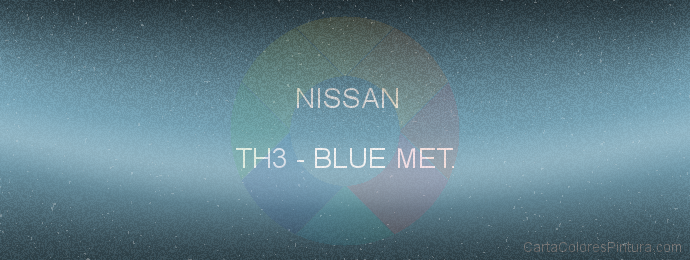 Pintura Nissan TH3 Blue Met.