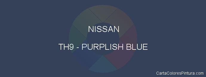 Pintura Nissan TH9 Purplish Blue