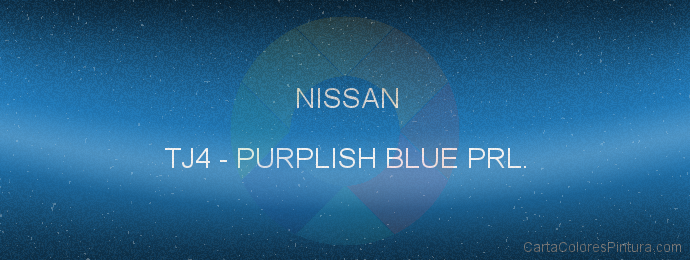 Pintura Nissan TJ4 Purplish Blue Prl.