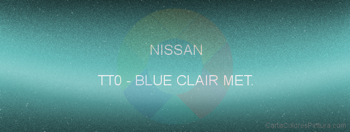 Pintura Nissan TT0 Blue Clair Met.