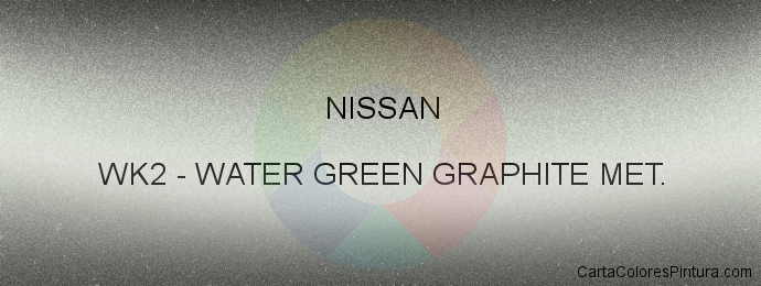 Pintura Nissan WK2 Water Green Graphite Met.