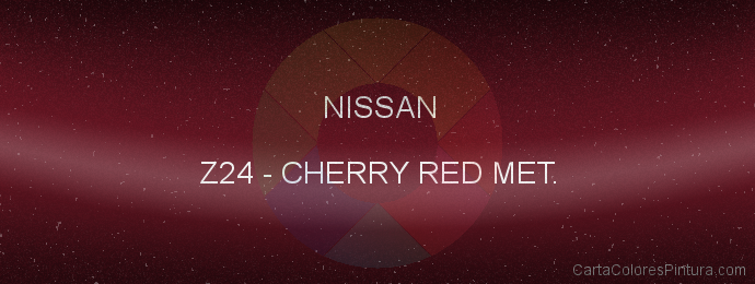 Pintura Nissan Z24 Cherry Red Met.