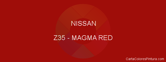 Pintura Nissan Z35 Magma Red