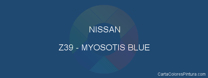 Pintura Nissan Z39 Myosotis Blue