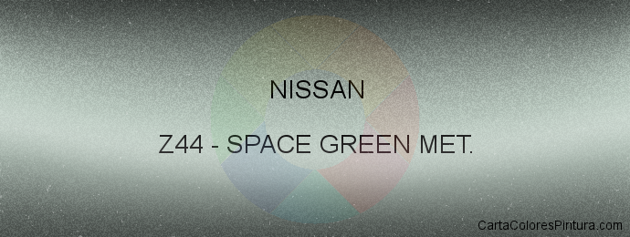 Pintura Nissan Z44 Space Green Met.
