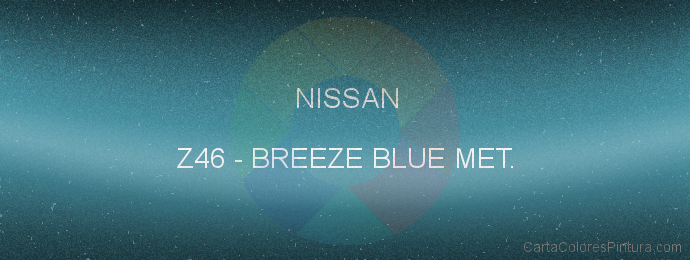 Pintura Nissan Z46 Breeze Blue Met.