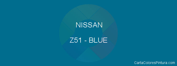 Pintura Nissan Z51 Blue