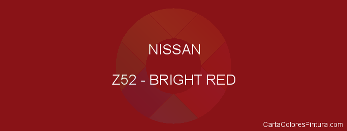 Pintura Nissan Z52 Bright Red