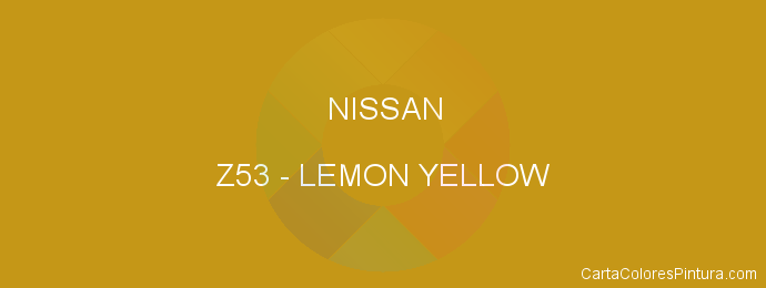 Pintura Nissan Z53 Lemon Yellow