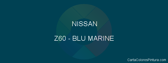 Pintura Nissan Z60 Blu Marine