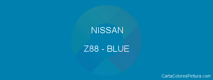 Pintura Nissan Z88 Blue