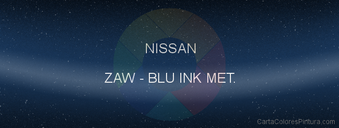 Pintura Nissan ZAW Blu Ink Met.