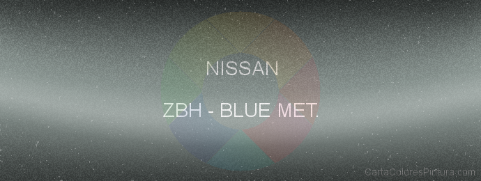 Pintura Nissan ZBH Blue Met.