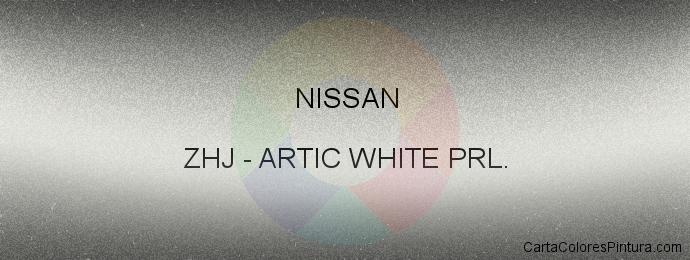 Pintura Nissan ZHJ Artic White Prl.