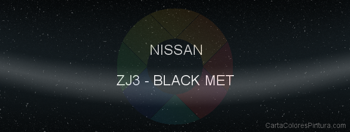Pintura Nissan ZJ3 Black Met
