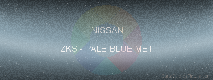 Pintura Nissan ZKS Pale Blue Met