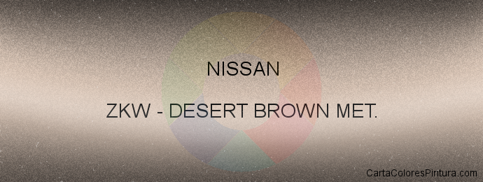 Pintura Nissan ZKW Desert Brown Met.