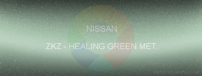 Pintura Nissan ZKZ Healing Green Met.