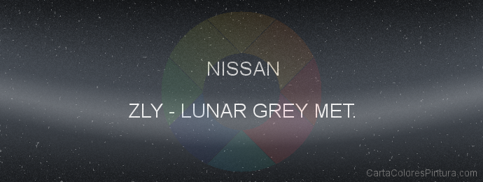 Pintura Nissan ZLY Lunar Grey Met.