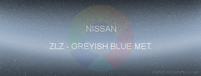 Pintura Nissan ZLZ Greyish Blue Met.