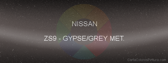 Pintura Nissan ZS9 Gypse/grey Met.