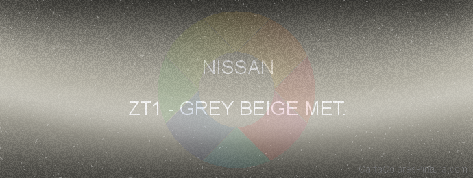 Pintura Nissan ZT1 Grey Beige Met.