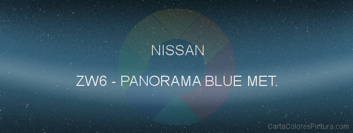 Pintura Nissan ZW6 Panorama Blue Met.