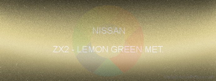 Pintura Nissan ZX2 Lemon Green Met.