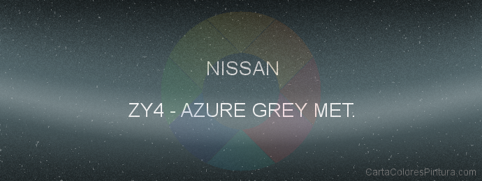 Pintura Nissan ZY4 Azure Grey Met.