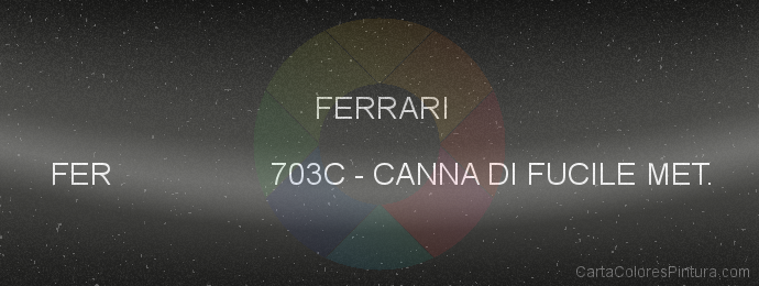 Pintura Ferrari FER 703C Canna Di Fucile Met.