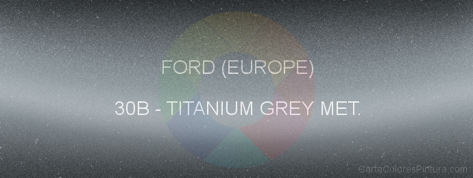 Pintura Ford (europe) 30B Titanium Grey Met.