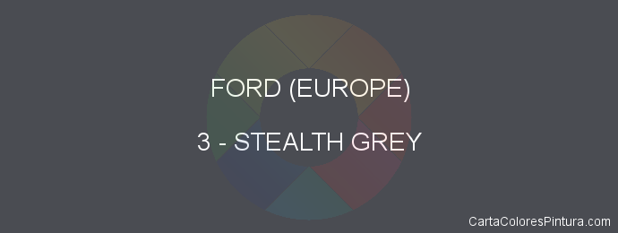 Pintura Ford (europe) 3 Stealth Grey