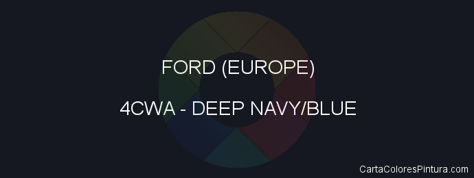 Pintura Ford (europe) 4CWA Deep Navy/blue