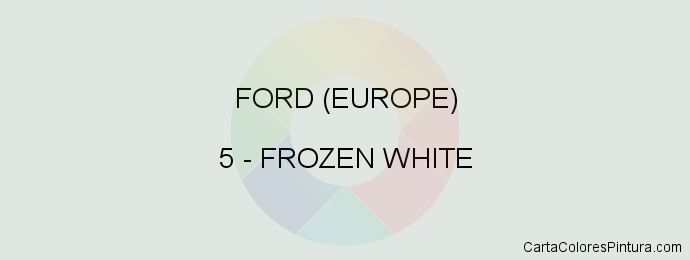 Pintura Ford (europe) 5 Frozen White