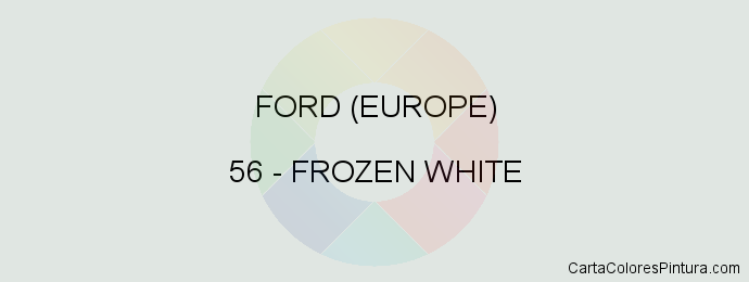 Pintura Ford (europe) 56 Frozen White