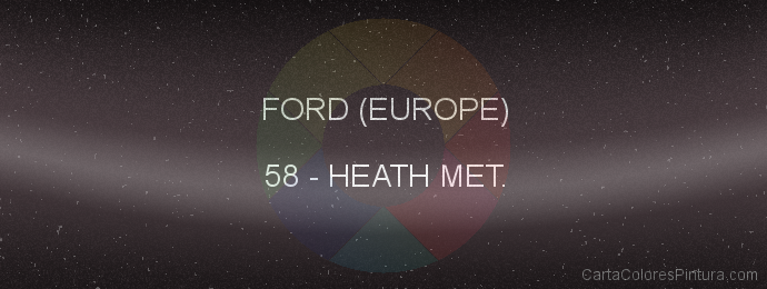 Pintura Ford (europe) 58 Heath Met.