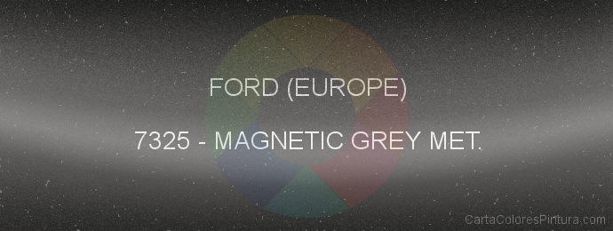 Pintura Ford (europe) 7325 Magnetic Grey Met.