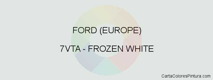 Pintura Ford (europe) 7VTA Frozen White