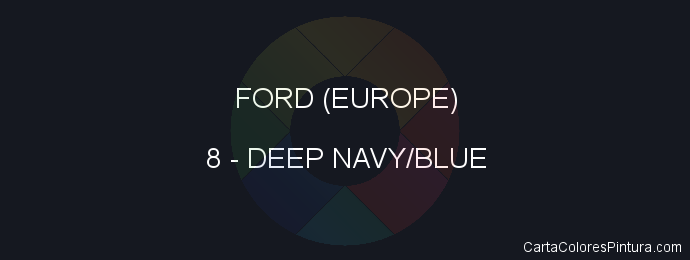 Pintura Ford (europe) 8 Deep Navy/blue
