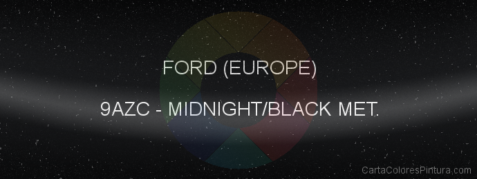 Pintura Ford (europe) 9AZC Midnight/black Met.
